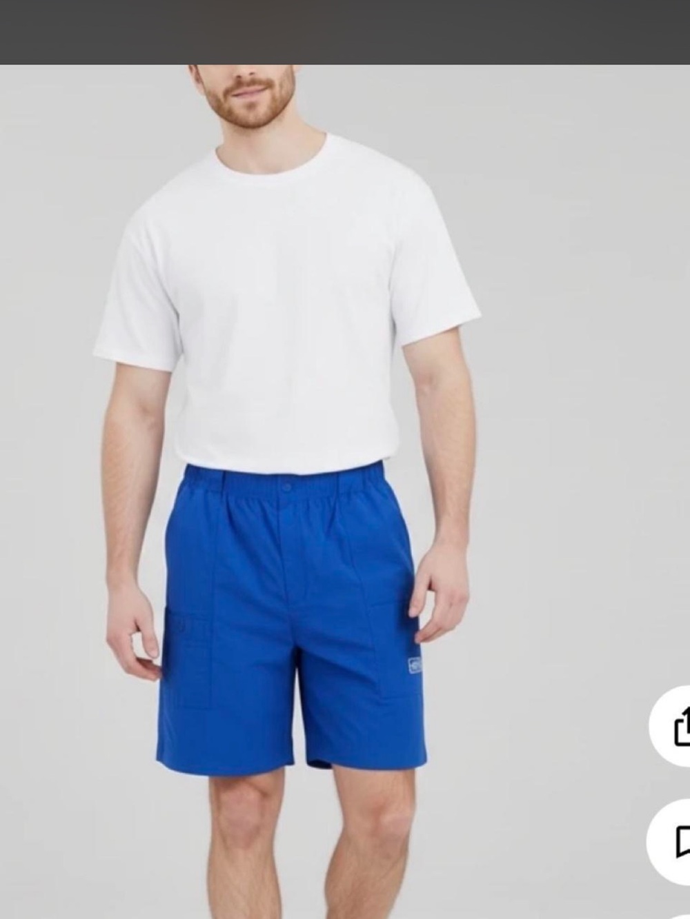 AFTCO Men's Royal Blue fishing Shorts